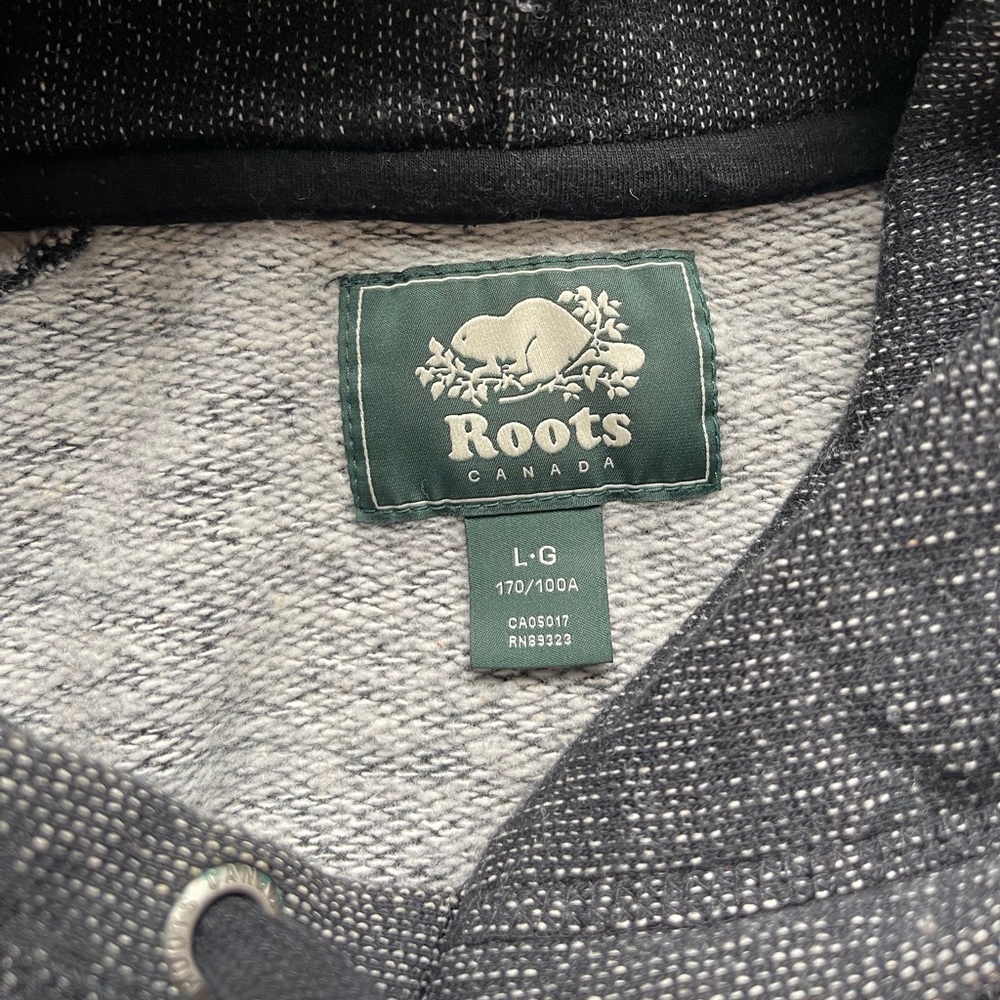 Roots Canada Original Kanga Hoody - Black Pepper - Picture 6 of 6